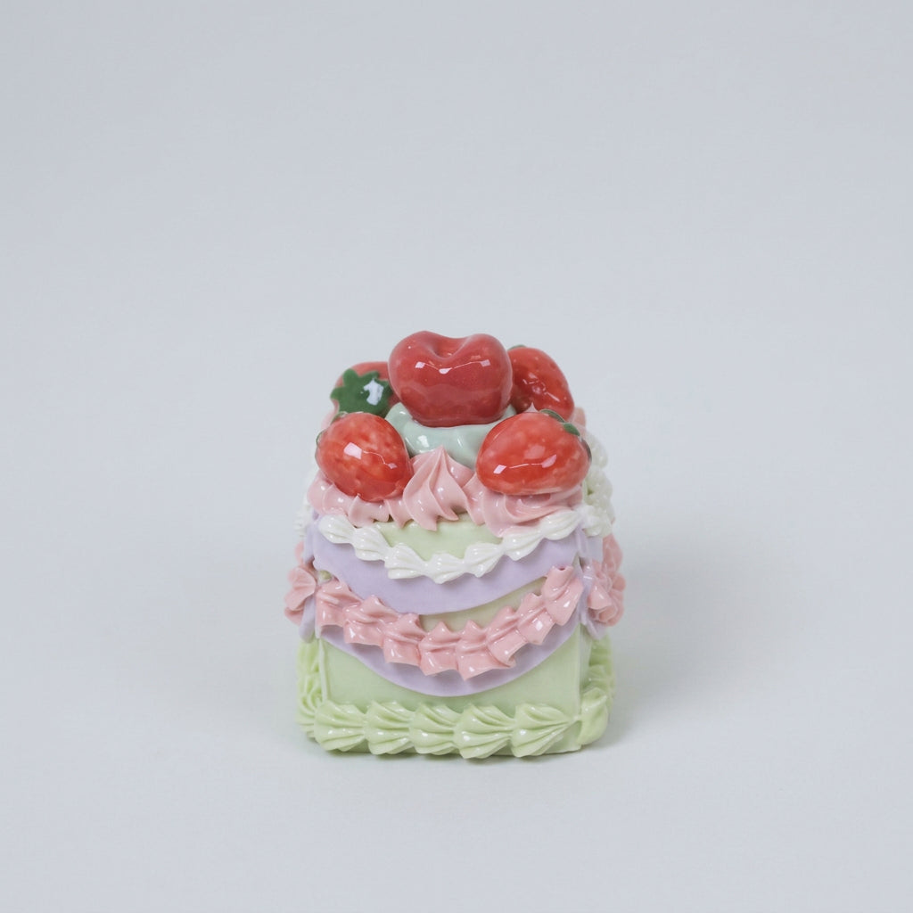 Fake Cake Decor Ceramic Cake Topper, Handmade Cute Dessert Decor