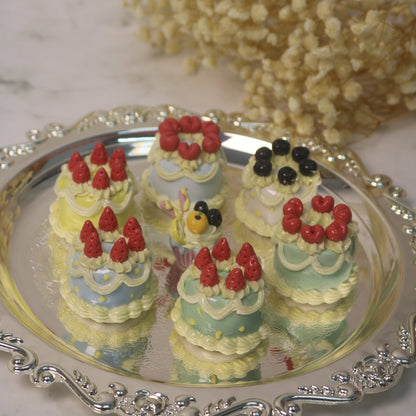 Aesthetic Handmade Ceramic Cake Decor for Cozy Home Styling