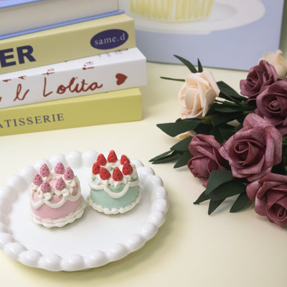 Aesthetic Handmade Ceramic Cake Decor for Cozy Home Styling