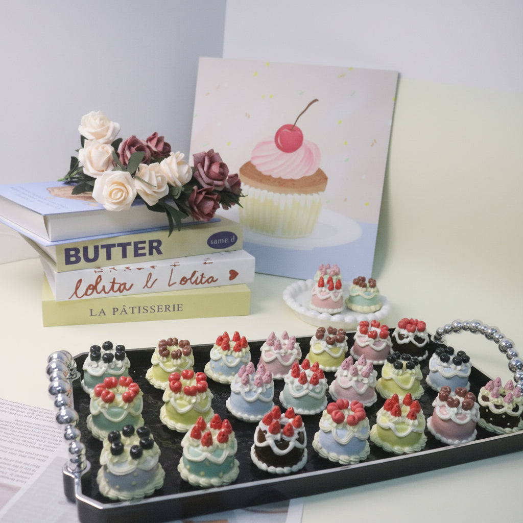 Aesthetic Handmade Ceramic Cake Decor for Cozy Home Styling