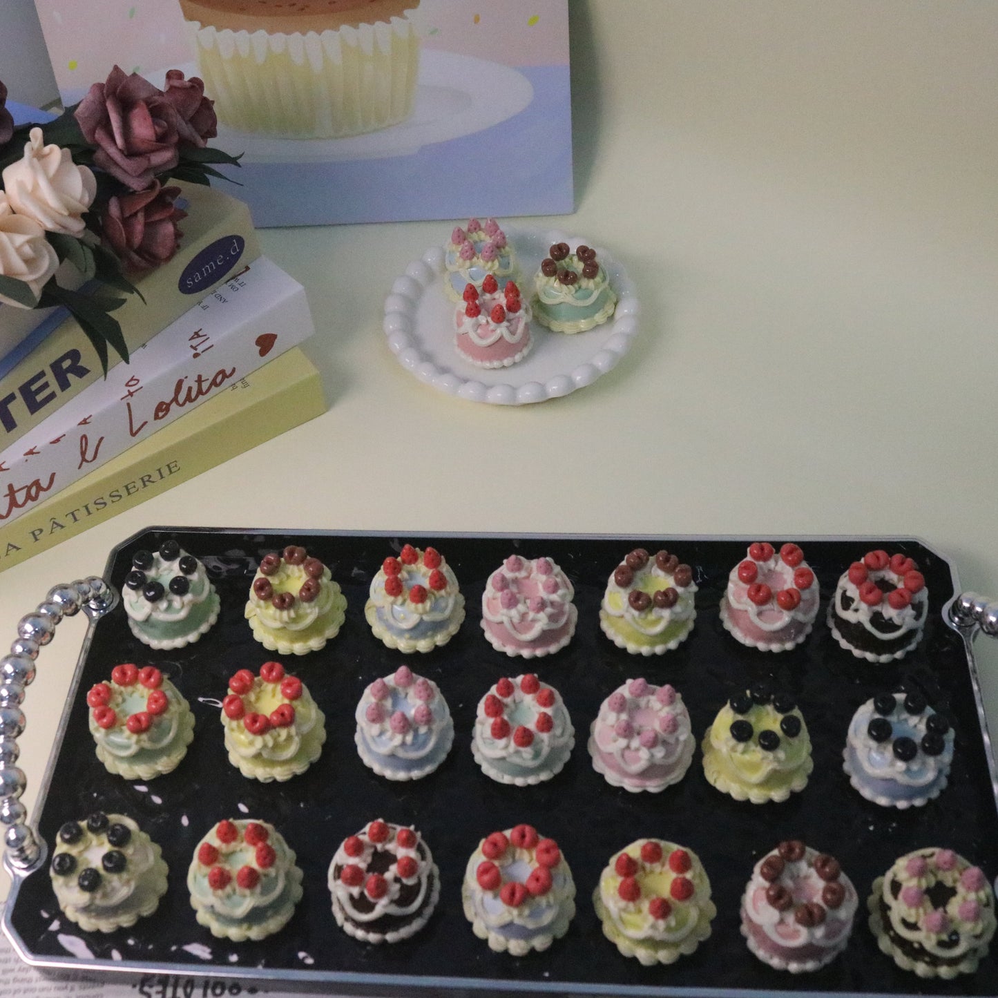 Aesthetic Handmade Ceramic Cake Decor for Cozy Home Styling