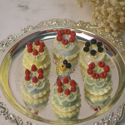 Aesthetic Handmade Ceramic Cake Decor for Cozy Home Styling