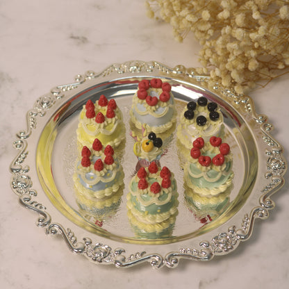 Aesthetic Handmade Ceramic Cake Decor for Cozy Home Styling