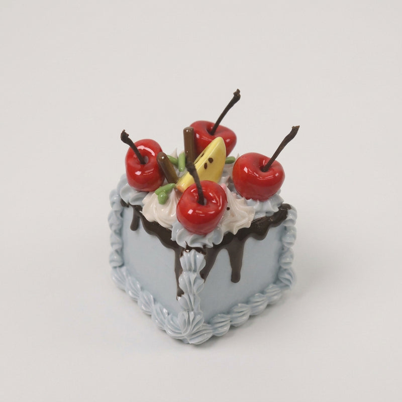 Cherry & Cream — Square Ceramic Cake