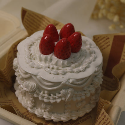 Clementine Crimson Strawberry Spirit in Porcelain Frosting