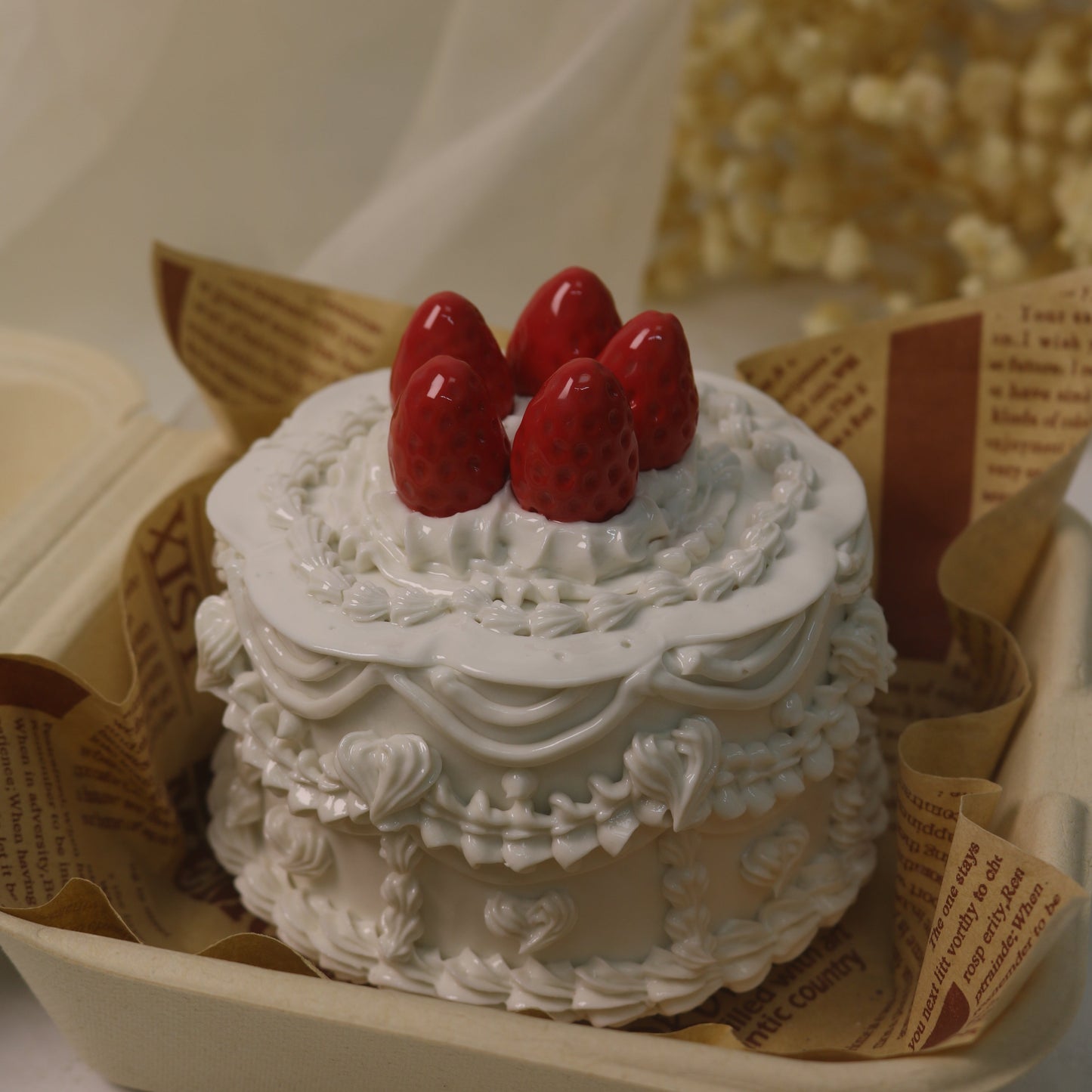 Clementine Crimson Strawberry Spirit in Porcelain Frosting