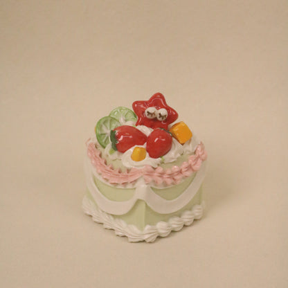 Handmade Charming Ceramic Cake Topper Gift for Dessert Lovers