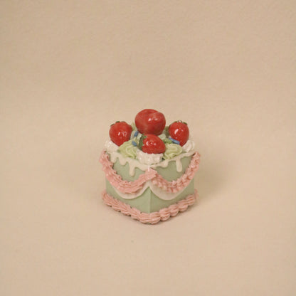 Handmade Cute Dessert Decor Fake Cake Decor Ceramic Cake Topper