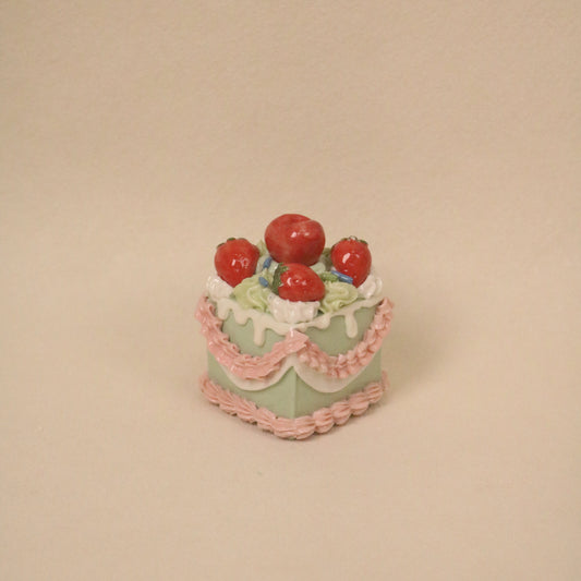 Handmade Cute Dessert Decor Fake Cake Decor Ceramic Cake Topper