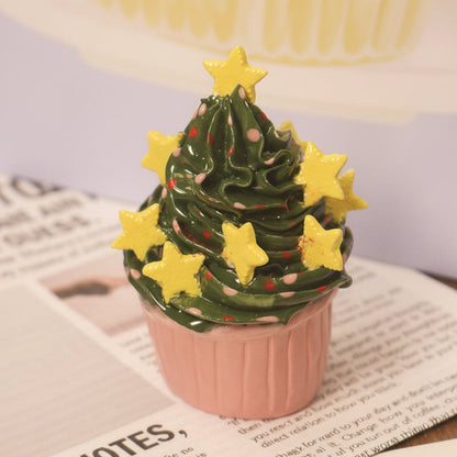 Handmade Ceramic Cake Decorations For Christmas