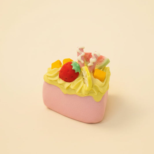 Handcrafted Triangle Fruit Cookies Mini Ceramic Cake