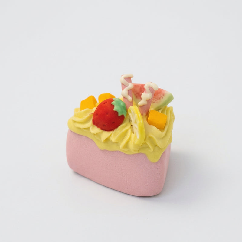 Handcrafted Triangle Fruit Cookies Mini Ceramic Cake