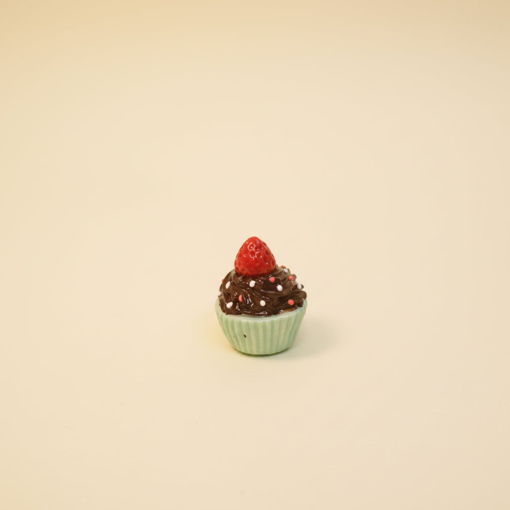 Handmade Mini Paper Cup Ceramic Cake Decorations | Ceramic Fruit Cake Toppers