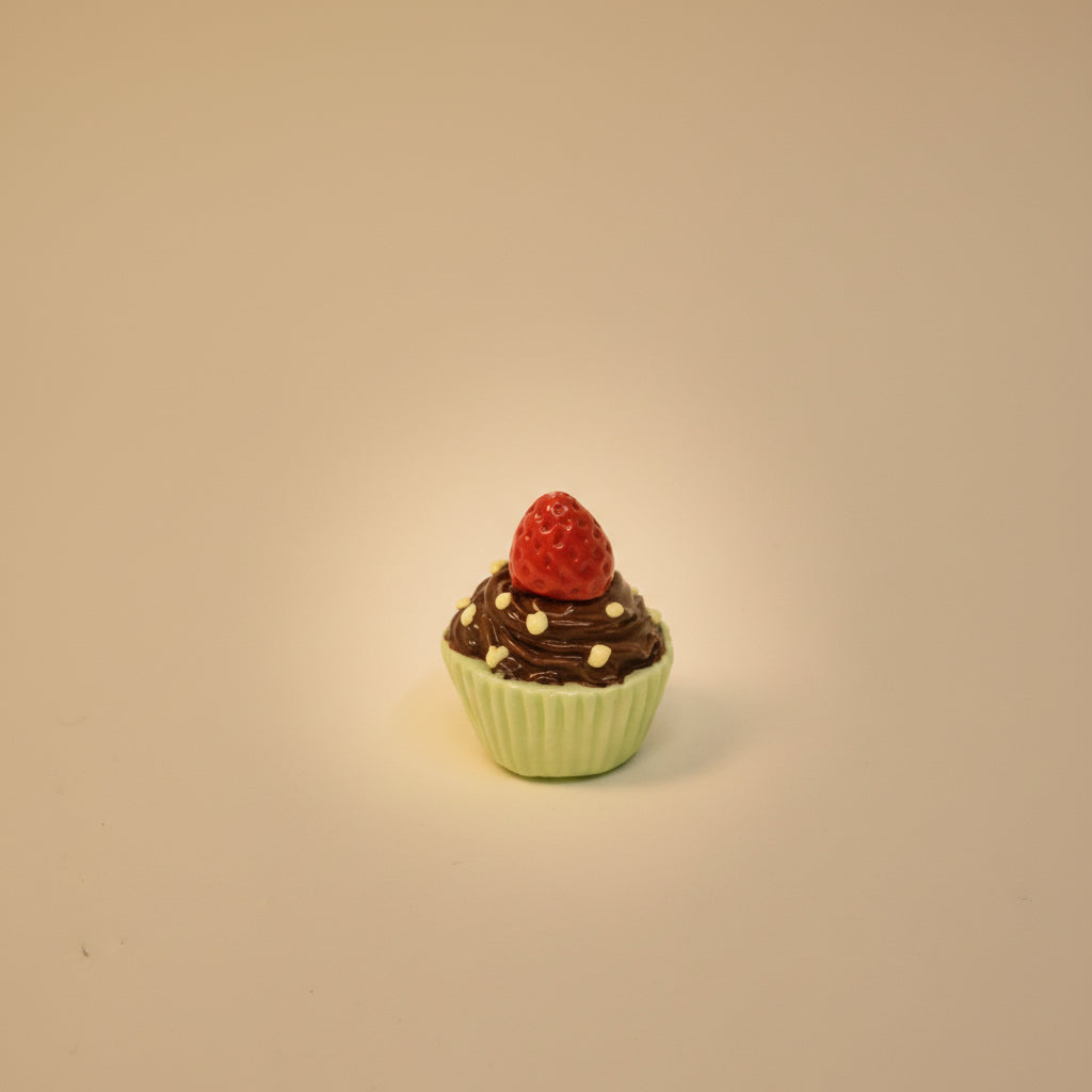 Handmade Mini Paper Cup Ceramic Cake Decorations | Ceramic Fruit Cake Toppers