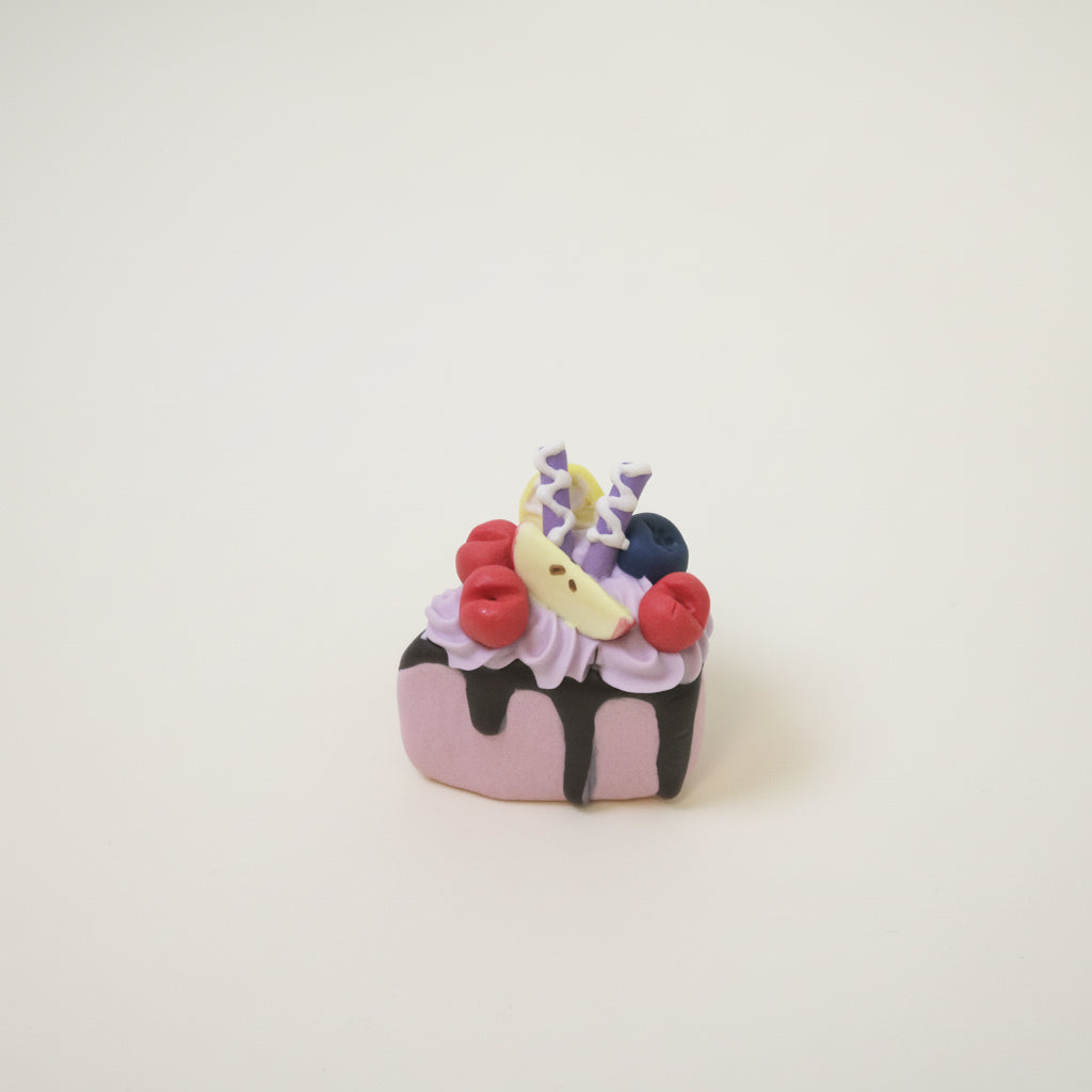 Handcrafted Triangle Fruit Cookies Mini Ceramic Cake