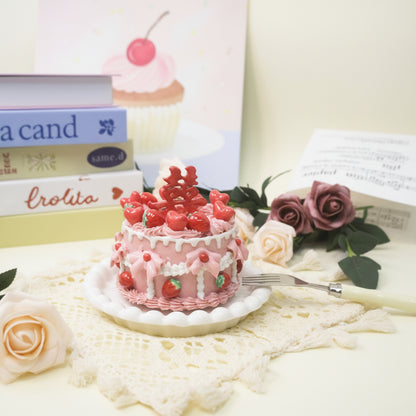 Handmade Chinese Wedding Double Happiness Cake Decorations | Ceramic Xi Cake Toppers