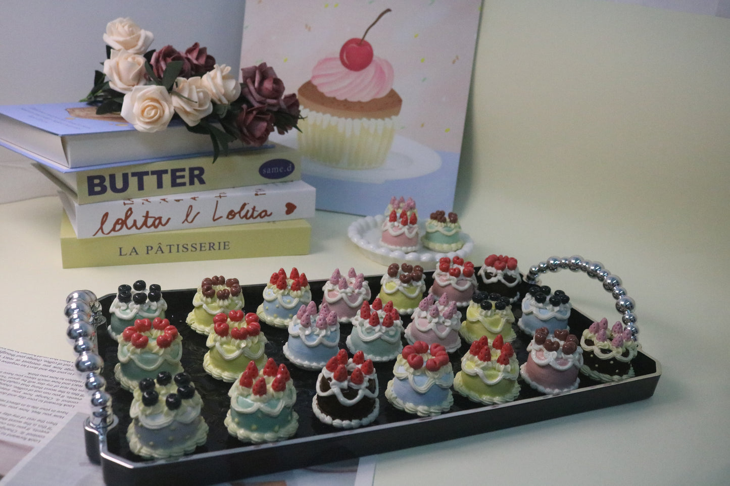 Aesthetic Handmade Ceramic Cake Decor for Cozy Home Styling