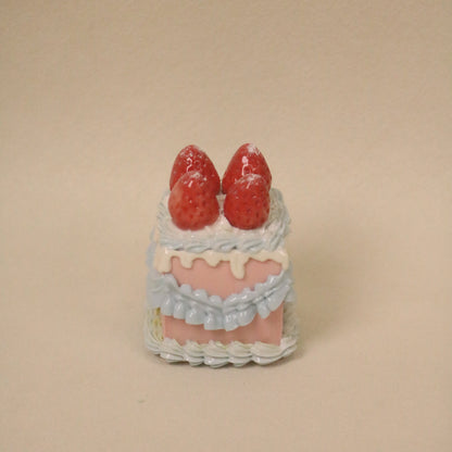 Square Ceramic Cake Decoration Handmade Fruit Cream Ornament