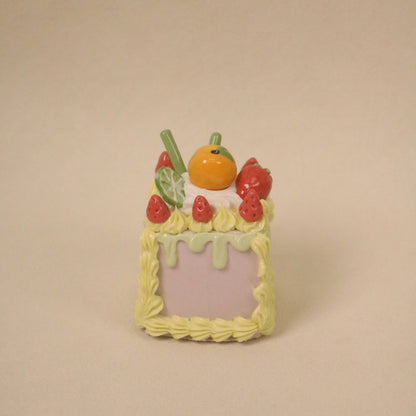 Artistic Ceramic Cake Topper, Handmade Home Decor Accent