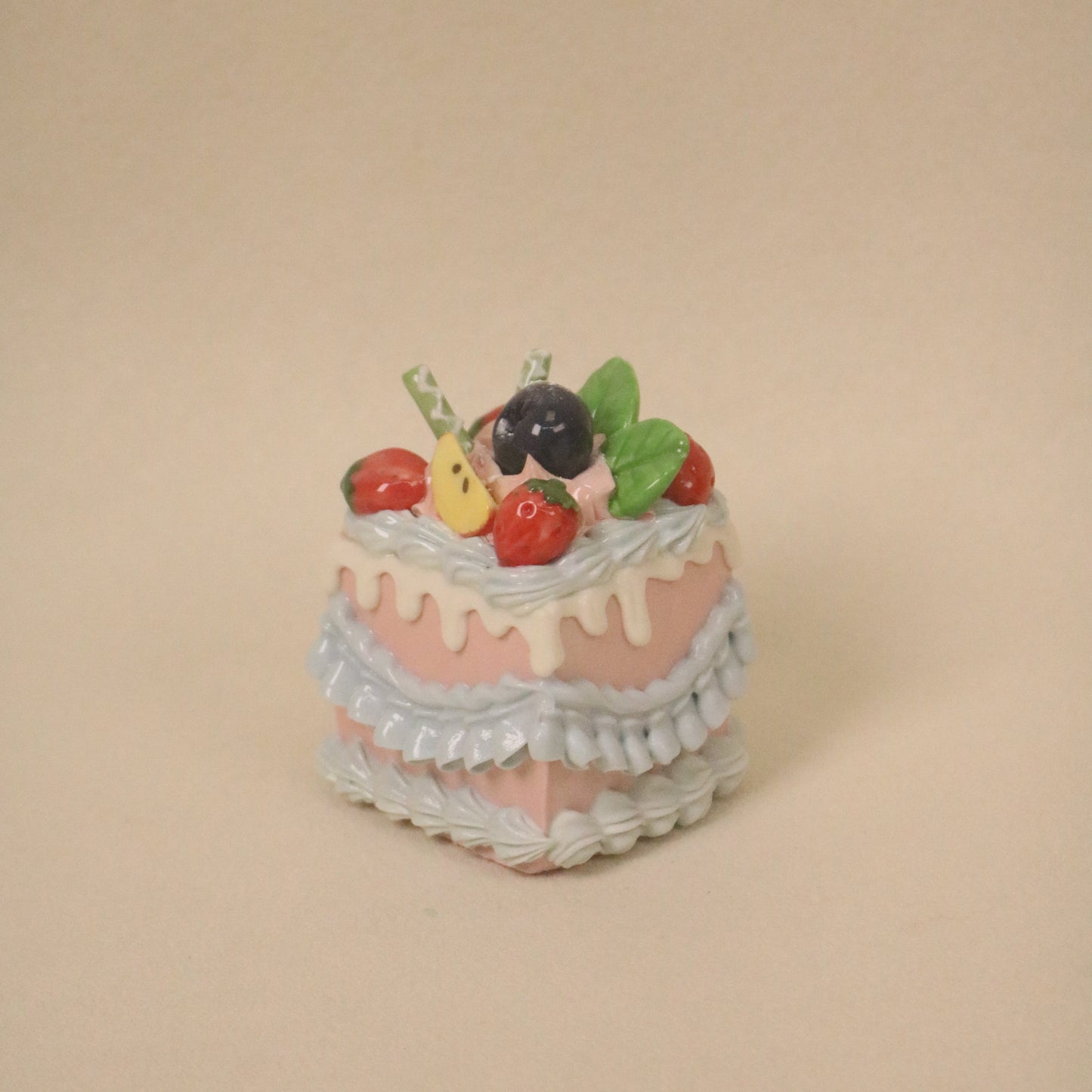 Aesthetic Handmade Ceramic Cake Decor for Cozy Home Styling