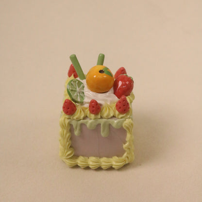 Artistic Ceramic Cake Topper, Handmade Home Decor Accent