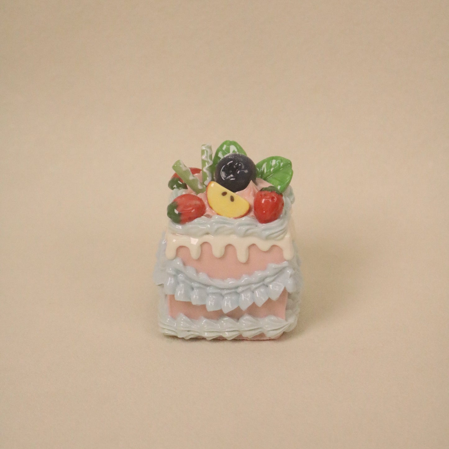 Aesthetic Handmade Ceramic Cake Decor for Cozy Home Styling